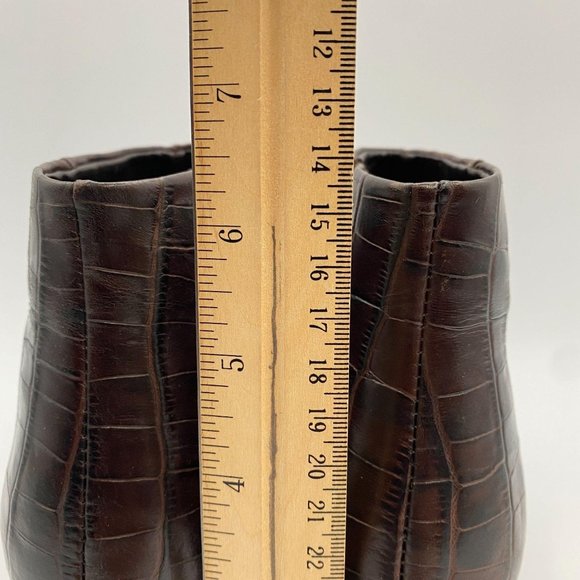 FIND. WOMEN'S ANKLE BOOTS BROWN - Picture 4 of 10